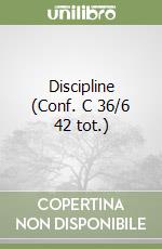 Discipline (Conf. C 36/6 42 tot.) libro