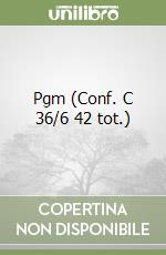Pgm (Conf. C 36/6 42 tot.) libro