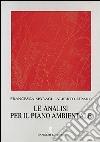 Le analisi per il piano ambientale libro