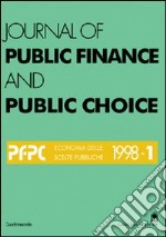 Journal of public finance and public choice. Vol. 1 libro