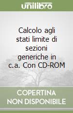 Calcolo agli stati limite di sezioni generiche in c.a. Con CD-ROM libro