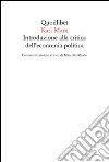 Introduzione alla critica dell'economia politica libro