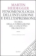 Fenomenologia dell'intuizione e dell'espressione. Teoria della formazione del concetto filosofico libro