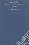 Bergson e la filosofia tedesca 1907-1932 libro