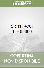 Sicilia. 470. 1:200.000 libro