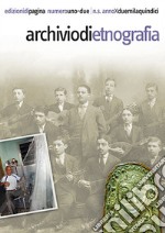 Archivio di etnografia vol. 1-2 (2015) libro