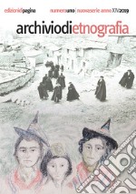 Archivio di etnografia (2019). Vol. 1 libro