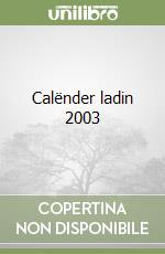 Calënder ladin 2003 libro