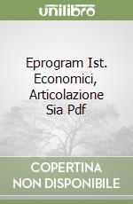 Eprogram Ist. Economici, Articolazione Sia Pdf