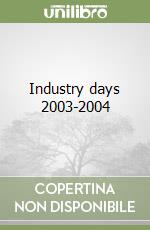 Industry days 2003-2004 libro