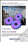 Value as a quality libro