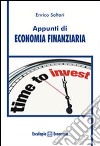 Appunti di economia finanziaria libro