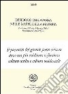 Desiderio che avanza nelle mappe della materia. Testo arabo a fronte libro