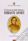 Quarta Giornata di studio dedicata a Ferrante Aporti libro di Sideri Cristina Tonini Luigi
