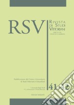 RSV. Rivista di studi vittoriani. Vol. 41-42 libro