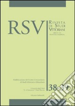 RSV. Rivista di studi vittoriani vol. 38-39. Ediz. inglese libro