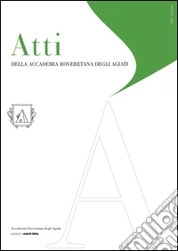 Atti della Accademia roveretana degli Agiati ser. IX, vol. II, B libro
