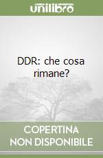 DDR: che cosa rimane?