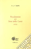 Regolamento dei Servi della carità (1910) libro