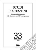 Studi piacentini. Vol. 33 libro