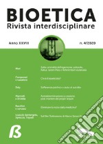 Bioetica. Rivista interdisciplinare (2020). Vol. 4 libro