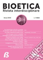 Bioetica. Rivista interdisciplinare (2023). Vol. 1 libro