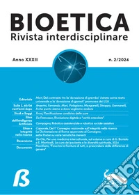 Bioetica. Rivista interdisciplinare (2024). Vol. 2 libro