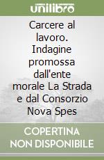 Carcere al lavoro. Indagine promossa dall'ente morale La Strada e dal Consorzio Nova Spes libro
