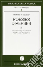 Poésies diverses. Vol. 2 libro