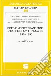 Poésie méditerranéenne d'expression française (1945-1990) libro