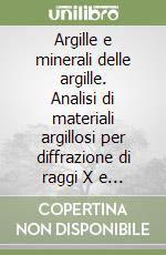 Argille e minerali delle argille. Analisi di materiali argillosi per diffrazione di raggi X e microscopia elettronica a scansione. Teoria e applicazioni libro