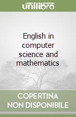 English in computer science and mathematics