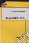 Pareri di diritto civile libro