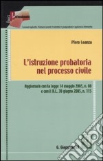 L'istruzione probatoria nel processo civile libro