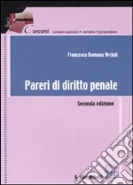 Pareri di diritto penale libro