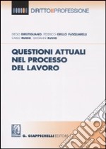 Questioni attuali nel processo del lavoro libro