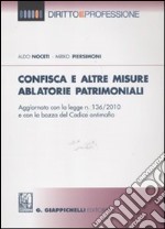 Confisca e altre misure ablatorie patrimoniali