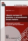 Il processo penale. «Spazio europeo di giustizia» e procedimento penale italiano. Adattamenti normativi e approdi giurisprudenziali libro di Kalb L. (cur.)