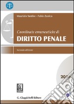 Coordinate ermeneutiche di diritto penale 2016 libro