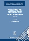 Processo penale e regole europee. Atti, diritti, soggetti e decisioni. Con espansione online. Vol. 2 libro