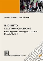 Il diritto dell'immigrazione. Guida aggiornata alla Legge n. 132/2018 Decreto «Salvini». Con e-book