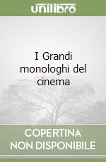 I Grandi monologhi del cinema libro