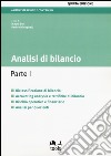 Analisi di bilancio. Vol. 1 libro