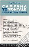 Campana to Monatle. Versions from italian libro