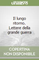 Il lungo ritorno. Lettere della grande guerra libro