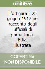 L'ortigara il 25 giugno 1917 nel racconto degli ufficiali di prima linea. Ediz. illustrata libro