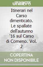 Itinerari nel Carso dimenticato. Le spallate dell'autunno '16 sul Carso di Comeno. Vol. 2