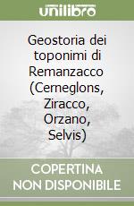 Geostoria dei toponimi di Remanzacco (Cerneglons, Ziracco, Orzano, Selvis) libro