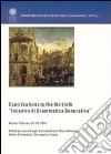 Contributions to the thirtieth «Incontro di grammatica generativa» libro