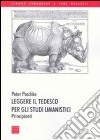 Leggere il tedesco per gli studi umanistici. Principianti libro